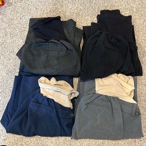 Maternity Dress Pants - Motherhood Maternity Size Large Lot of 4